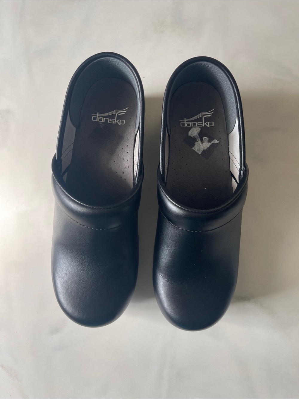 Dansko Black Slip-On Women’s Work Clogs